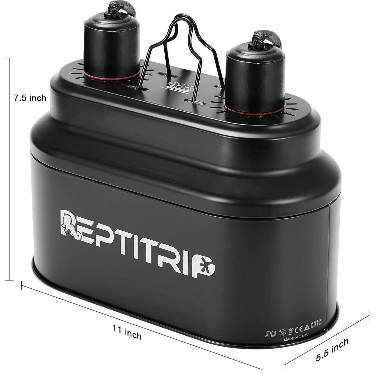 Fijación Doble de Luz UVB para Reptiles REPTITRIP 160W