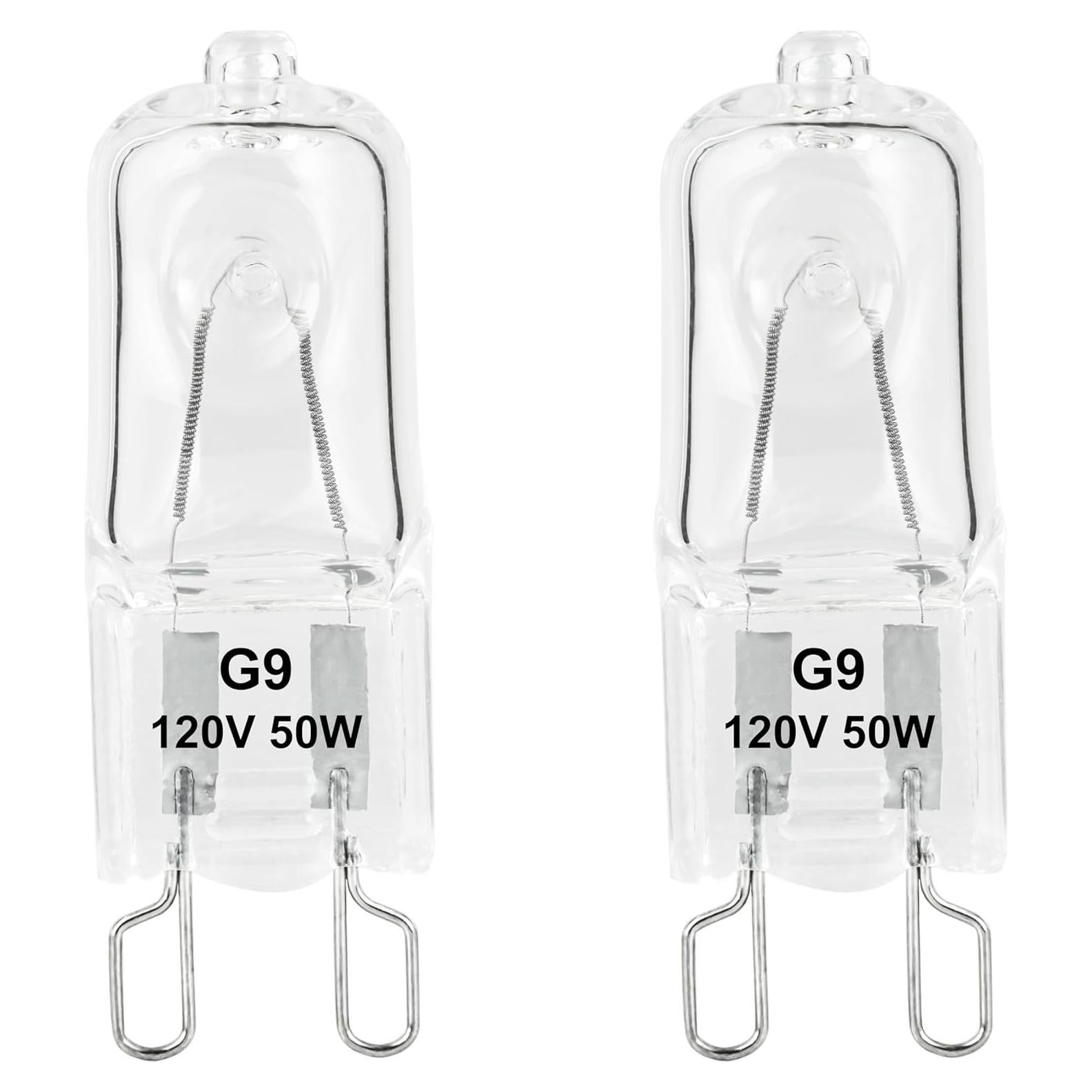 Bombillas de Calor G9 Halógenas 50W para Reptiles - Paquete de 2