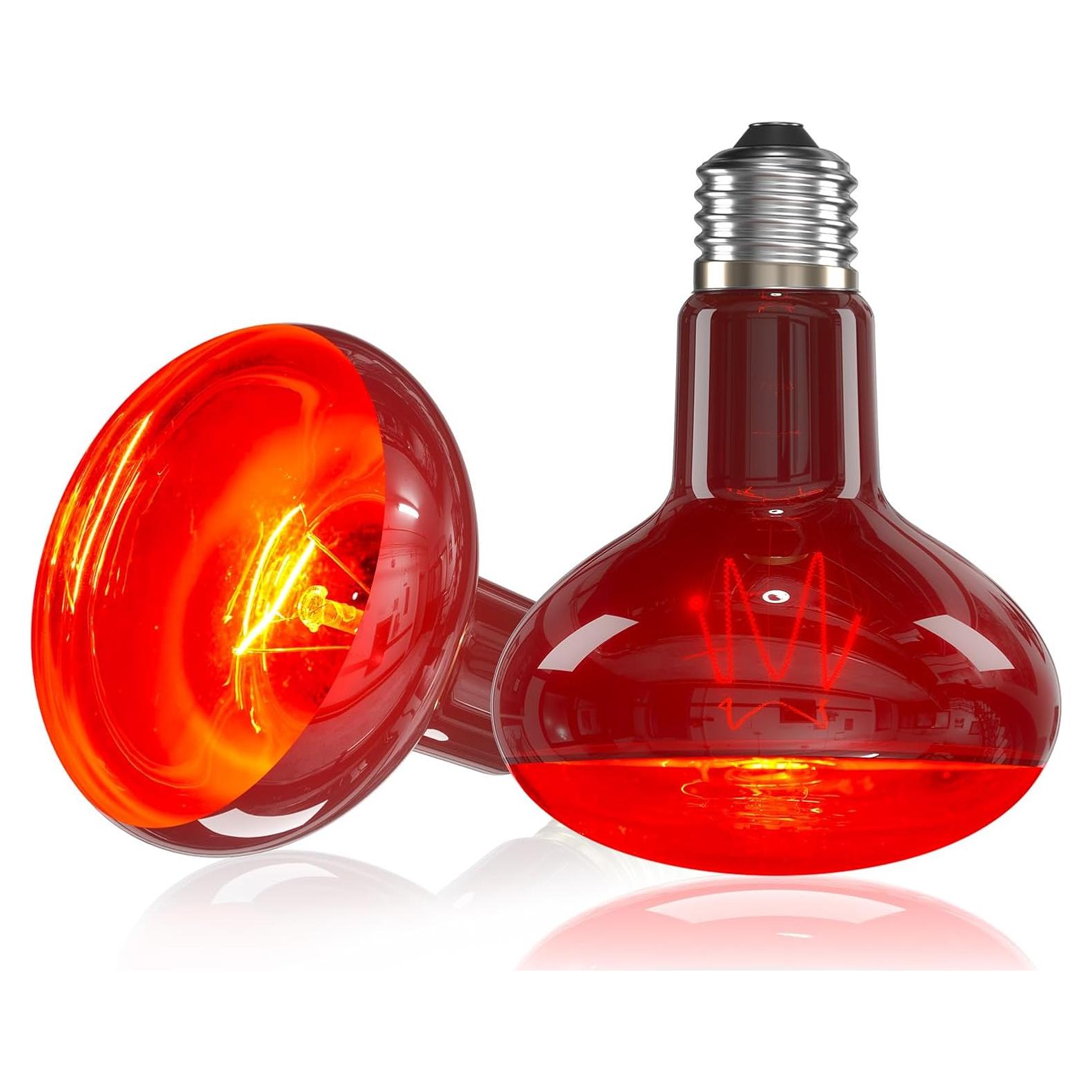 Bombilla de Calor Infrarroja Roja TobeBright 75W para Reptiles