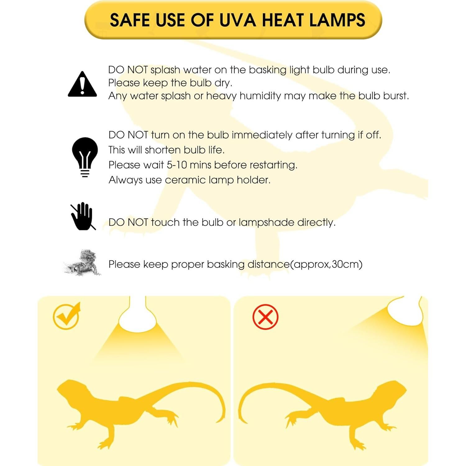Bombillas de Calor para Reptiles TuoF 100W Paquete de 2