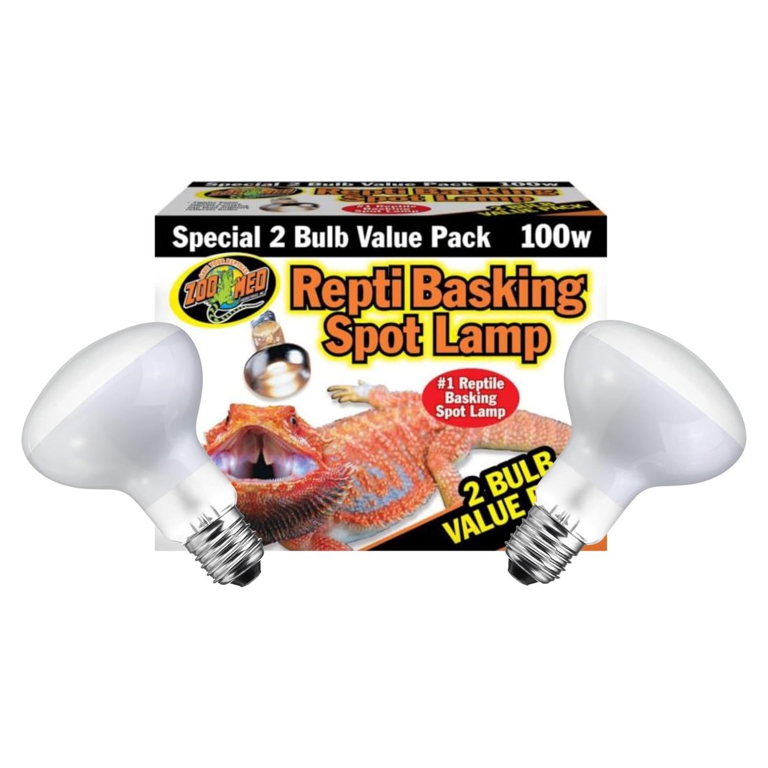 Paquete de 2 Lámparas de Calor para Reptiles DBDPet 100W