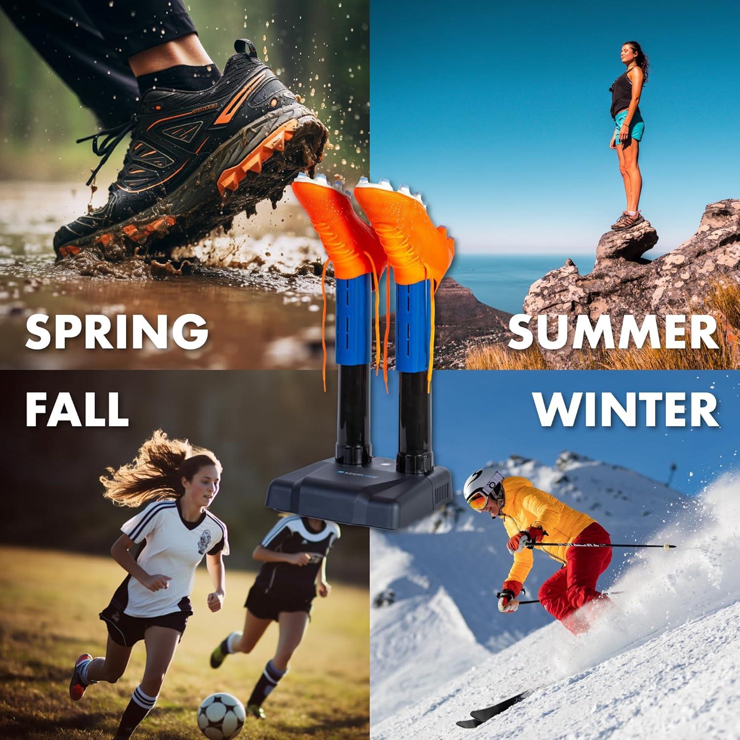 Secador de Botas Silencioso KeepDry - Eficiente y Seguro 36W