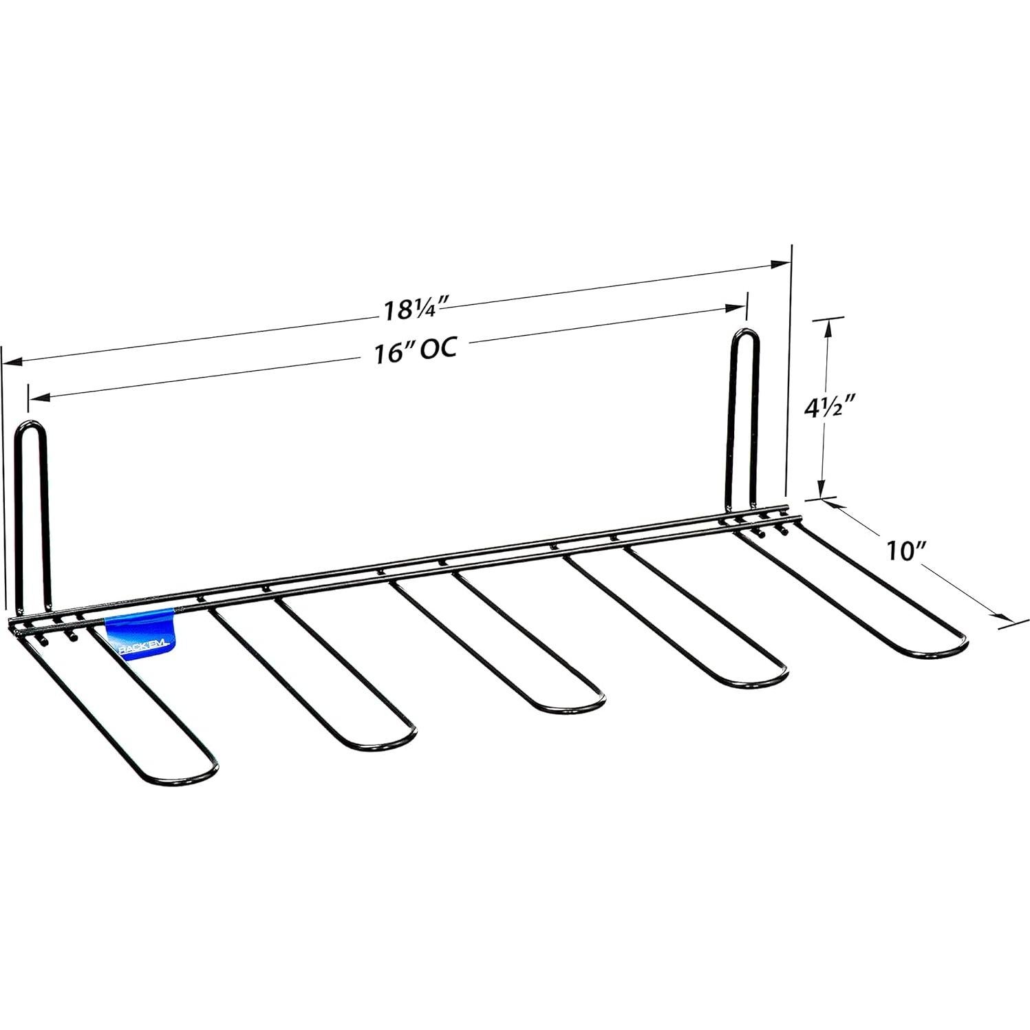 Soporte para Botas de Wader Rack'Em - Organizador Pared 2 Pares
