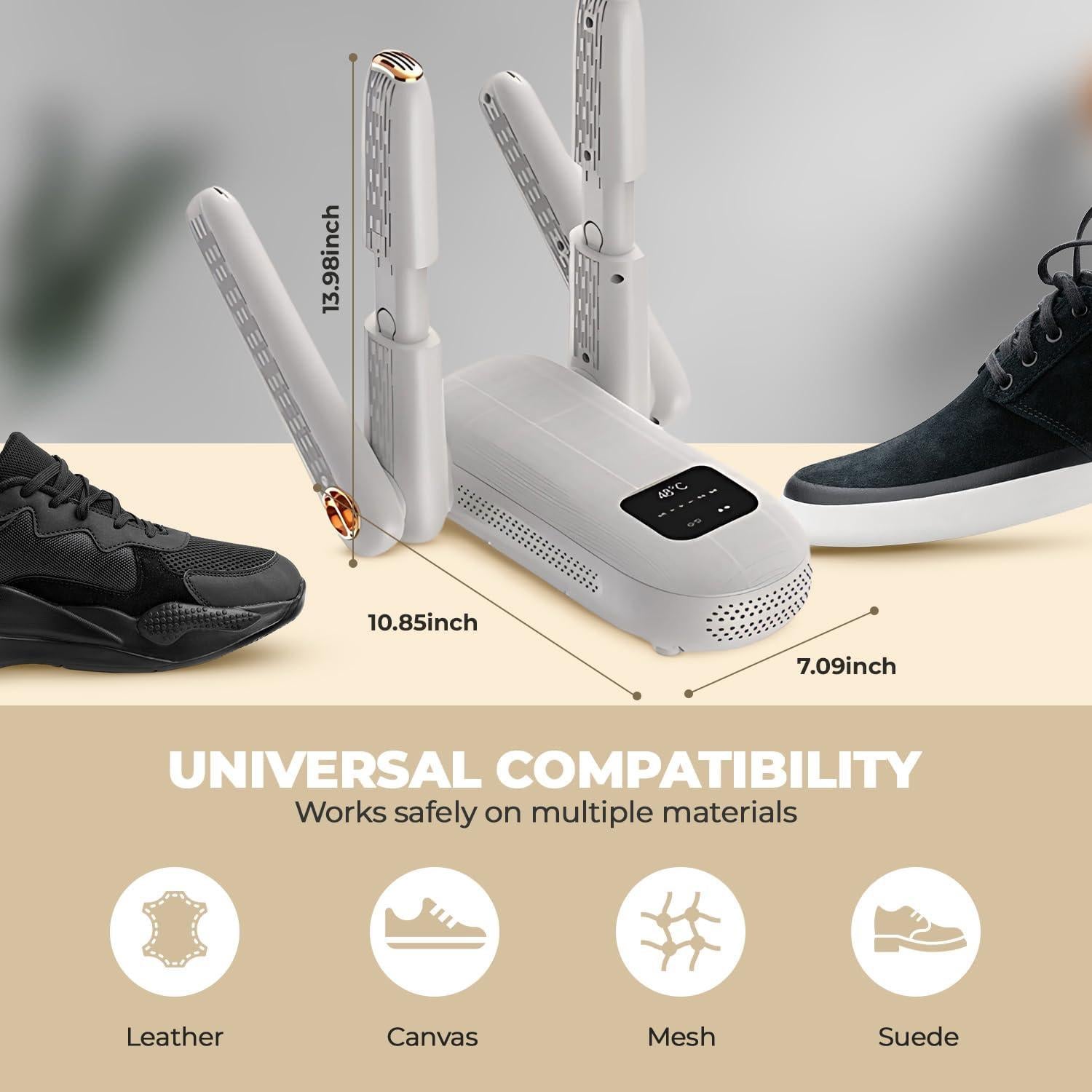 Secador Eléctrico de Botas y Zapatos Genérico 2025SD con Temporizador