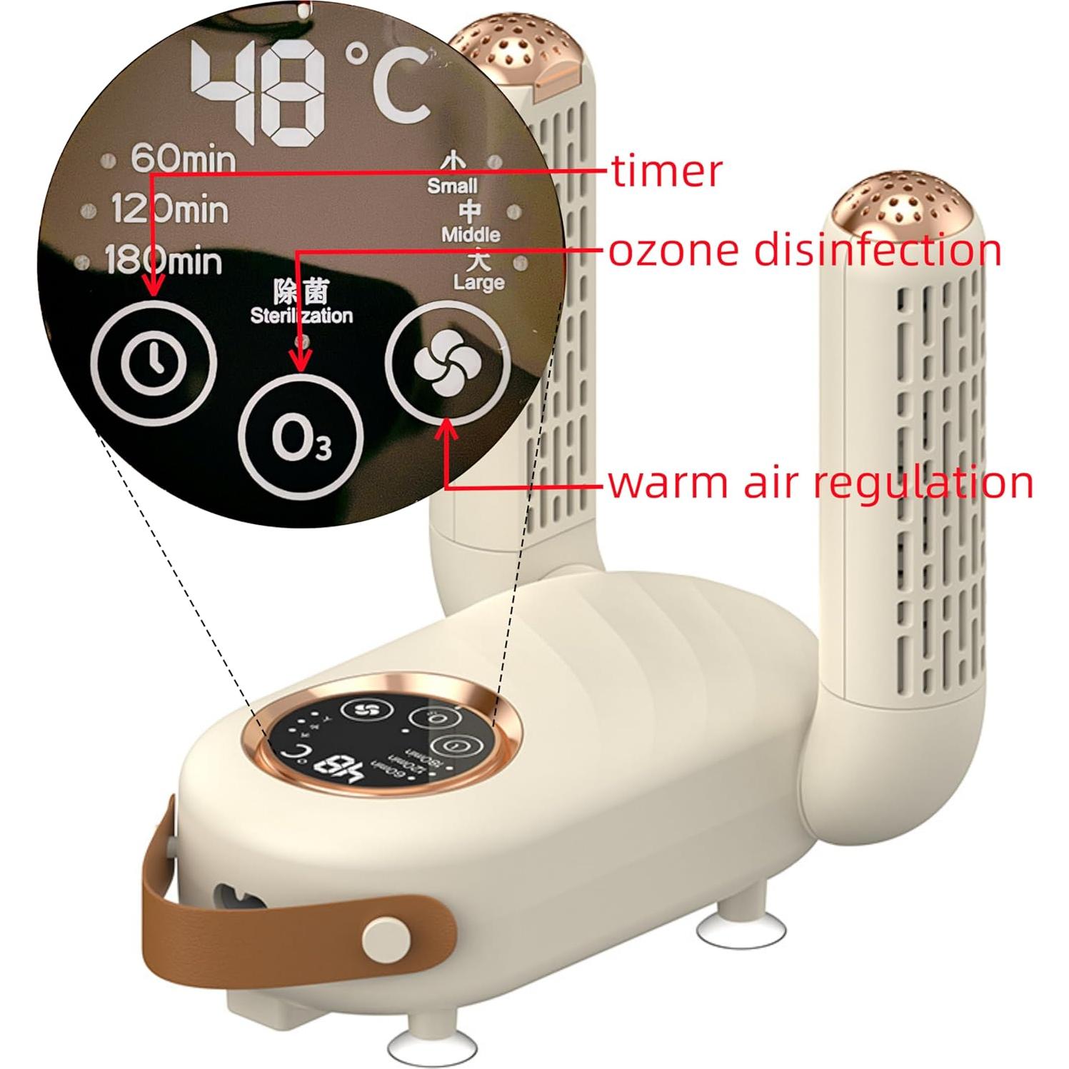 Secador de Botas Puixieom TX-HX01, 200W, Rápido y Seguro