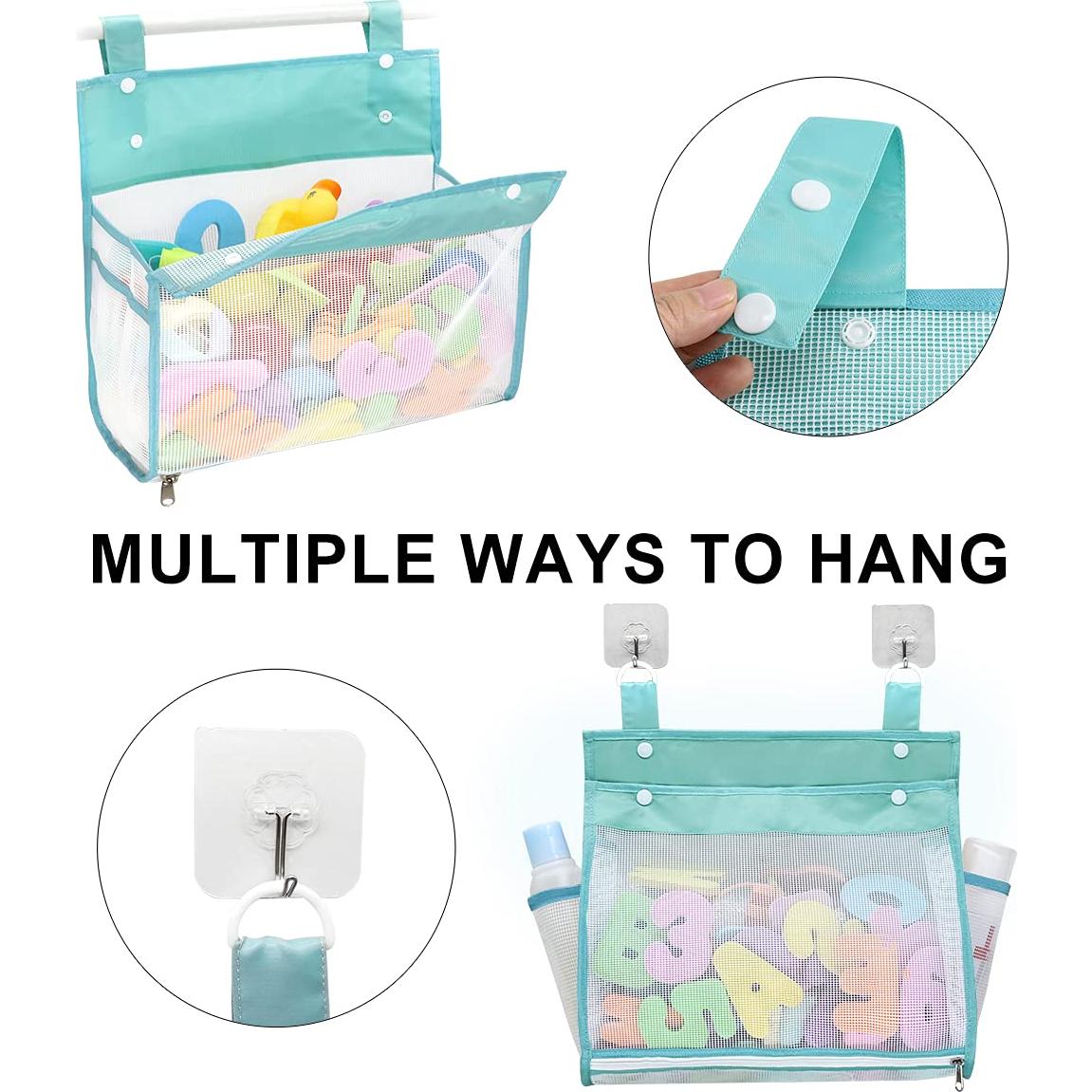 Organizador de Juguetes de Baño Muchfun Azul 35.56x27.94 cm