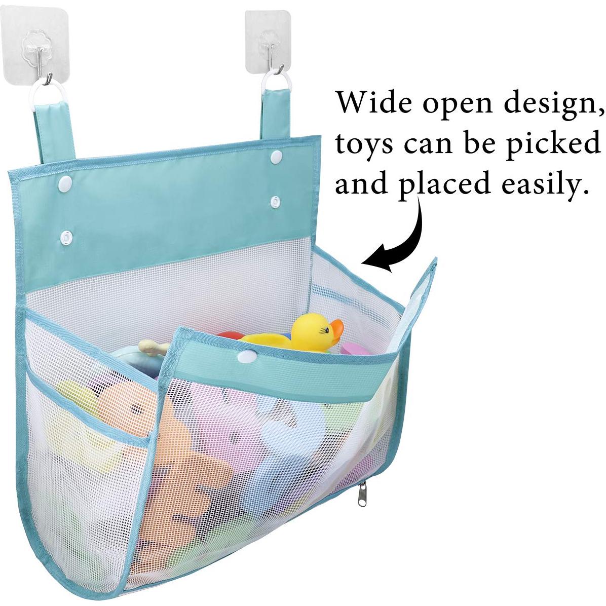 Organizador de Juguetes de Baño Muchfun Azul 35.56x27.94 cm