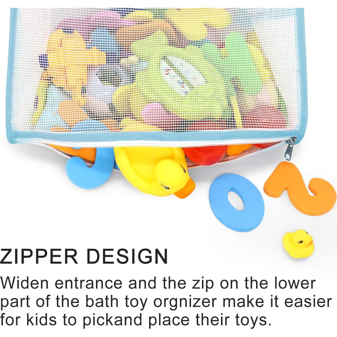 Organizador de Juguetes de Baño Muchfun Azul 35.56x27.94 cm