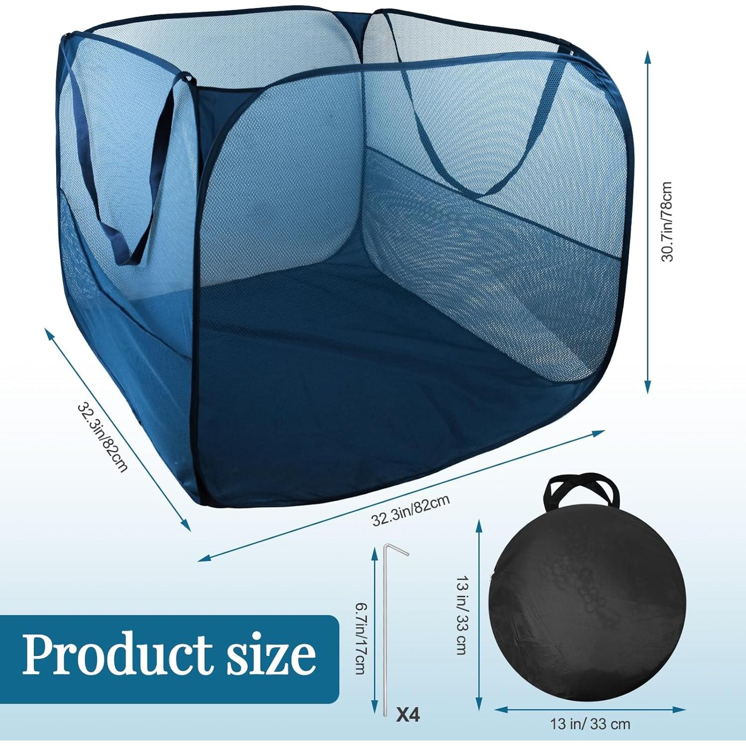 Contenedor de Almacenamiento de Juguetes de Piscina Feoang 81x76cm