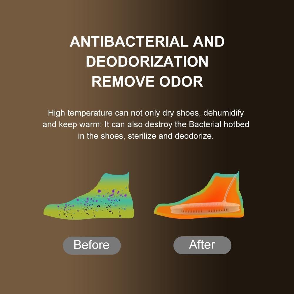 Secador de Zapatos Vitasunhow Eléctrico Portátil 6 Modos