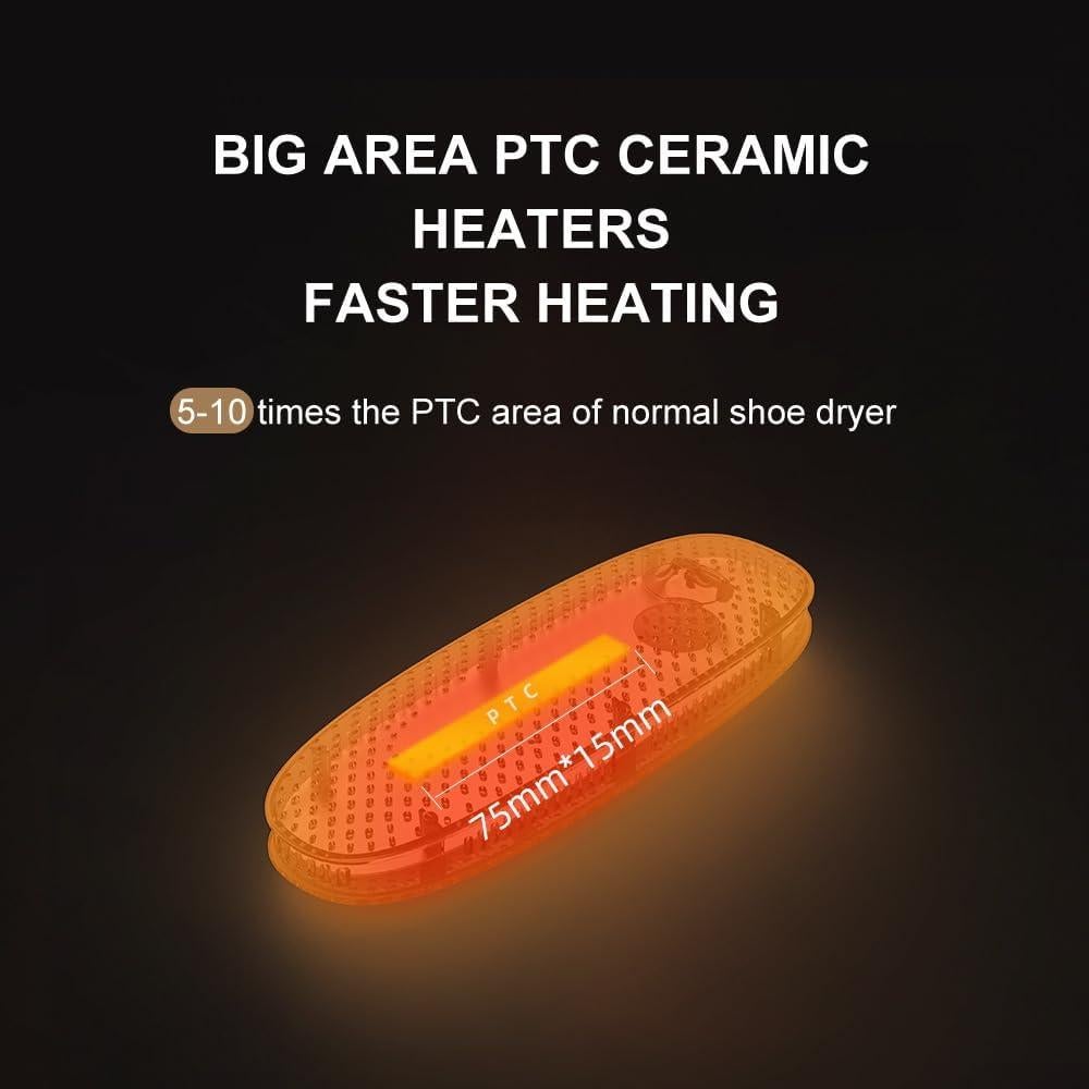 Secador de Zapatos Vitasunhow Eléctrico Portátil 6 Modos