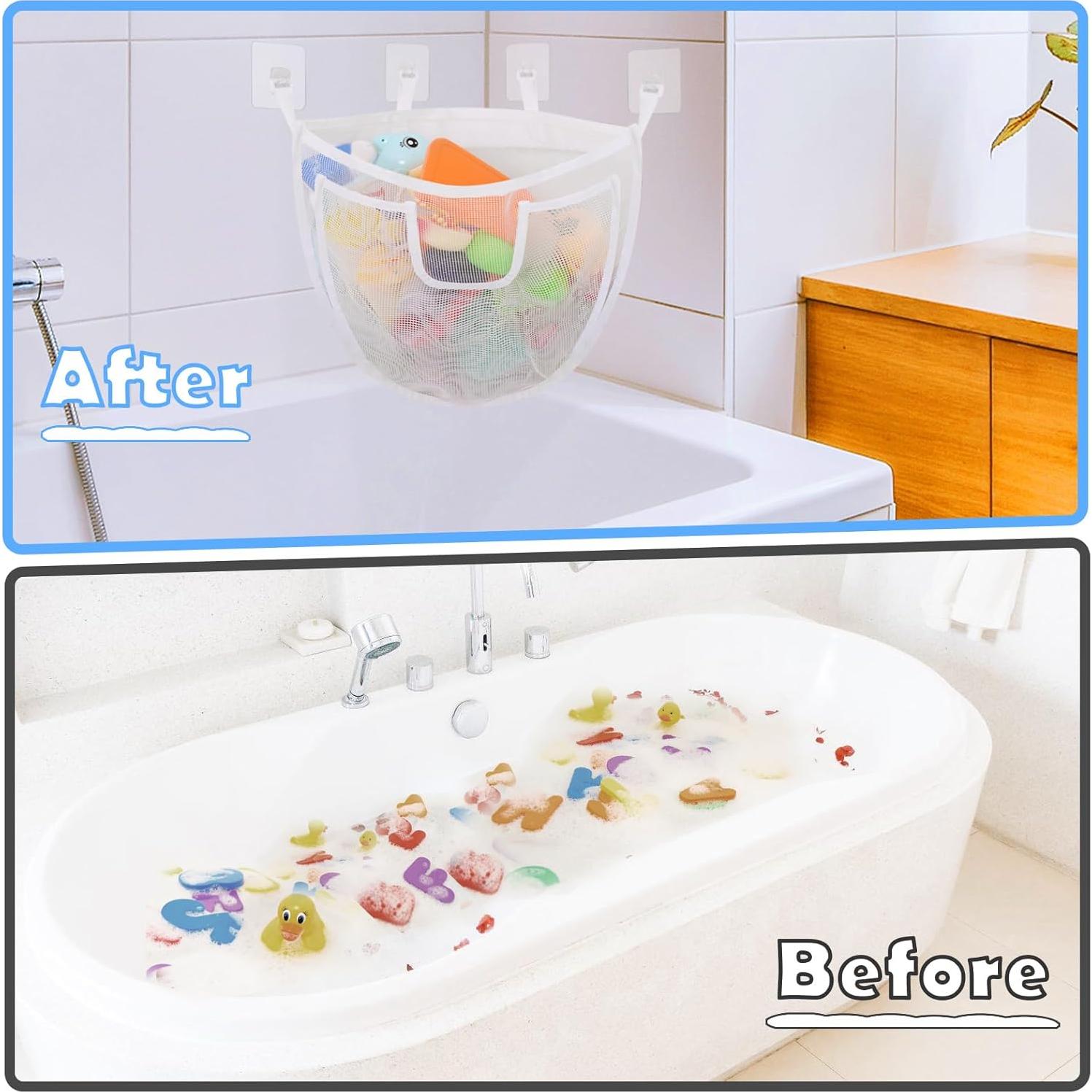 Organizador de Juguetes de Baño DOCMON Blanco Extra Grande