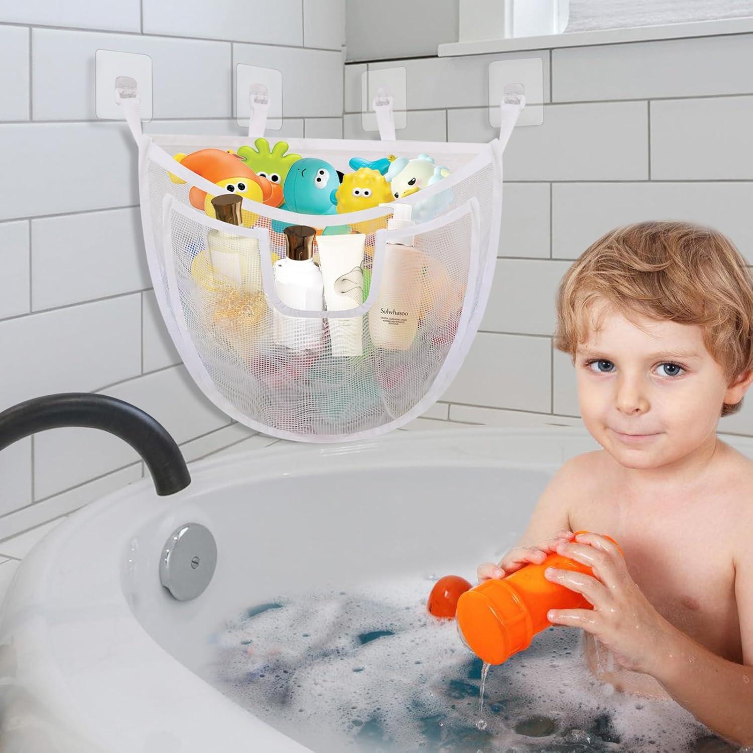 Organizador de Juguetes de Baño DOCMON Blanco Extra Grande