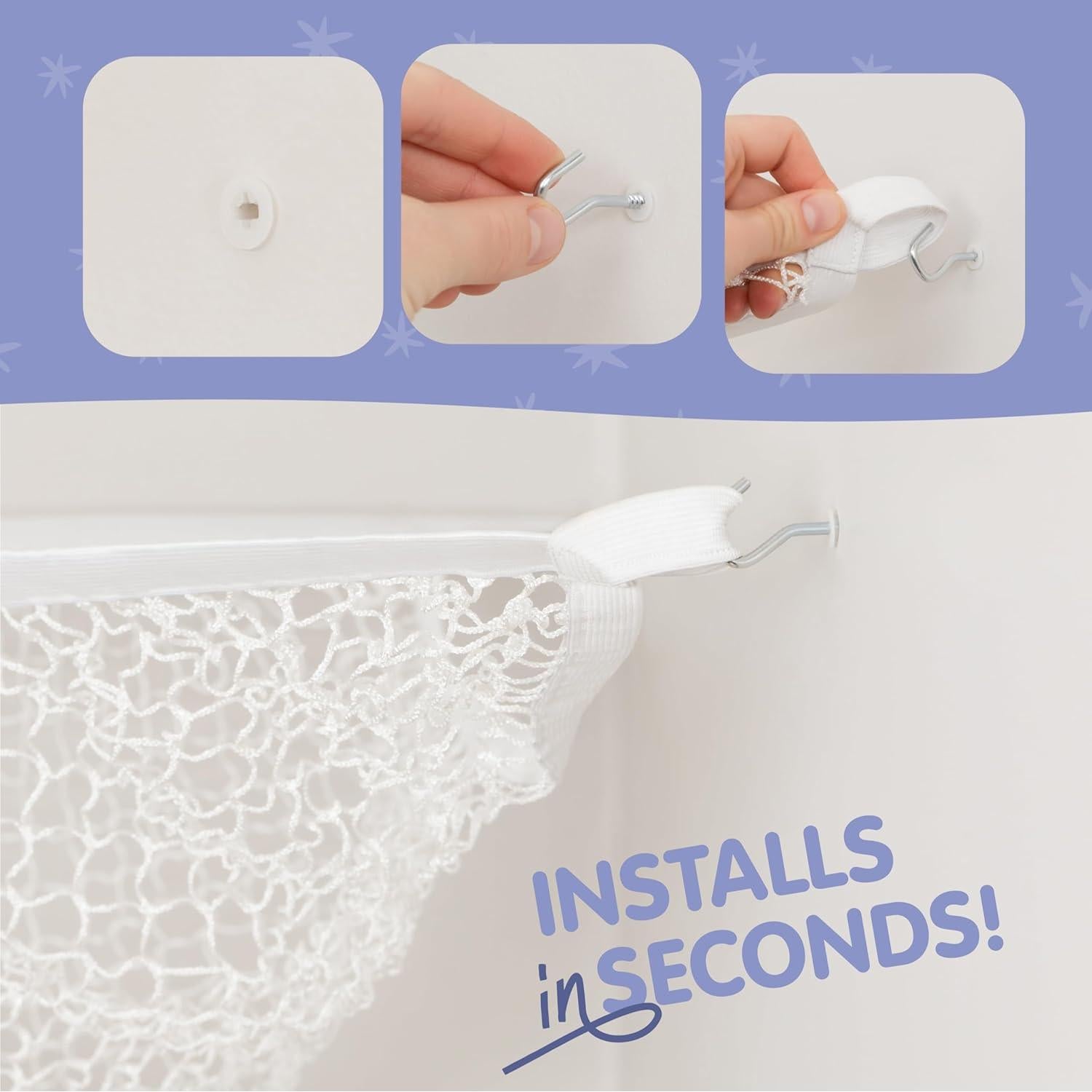 Hamaca de Animales de Peluche Yofi Design - Almacenamiento 170x170 cm