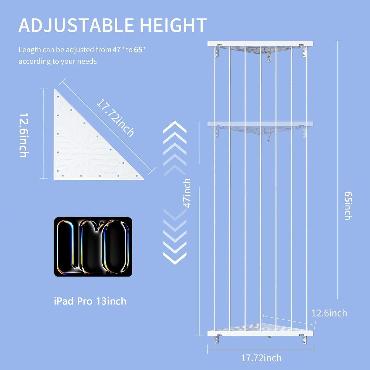 Organizador de Peluches en Esquina GGUO - Ajustable 160 cm