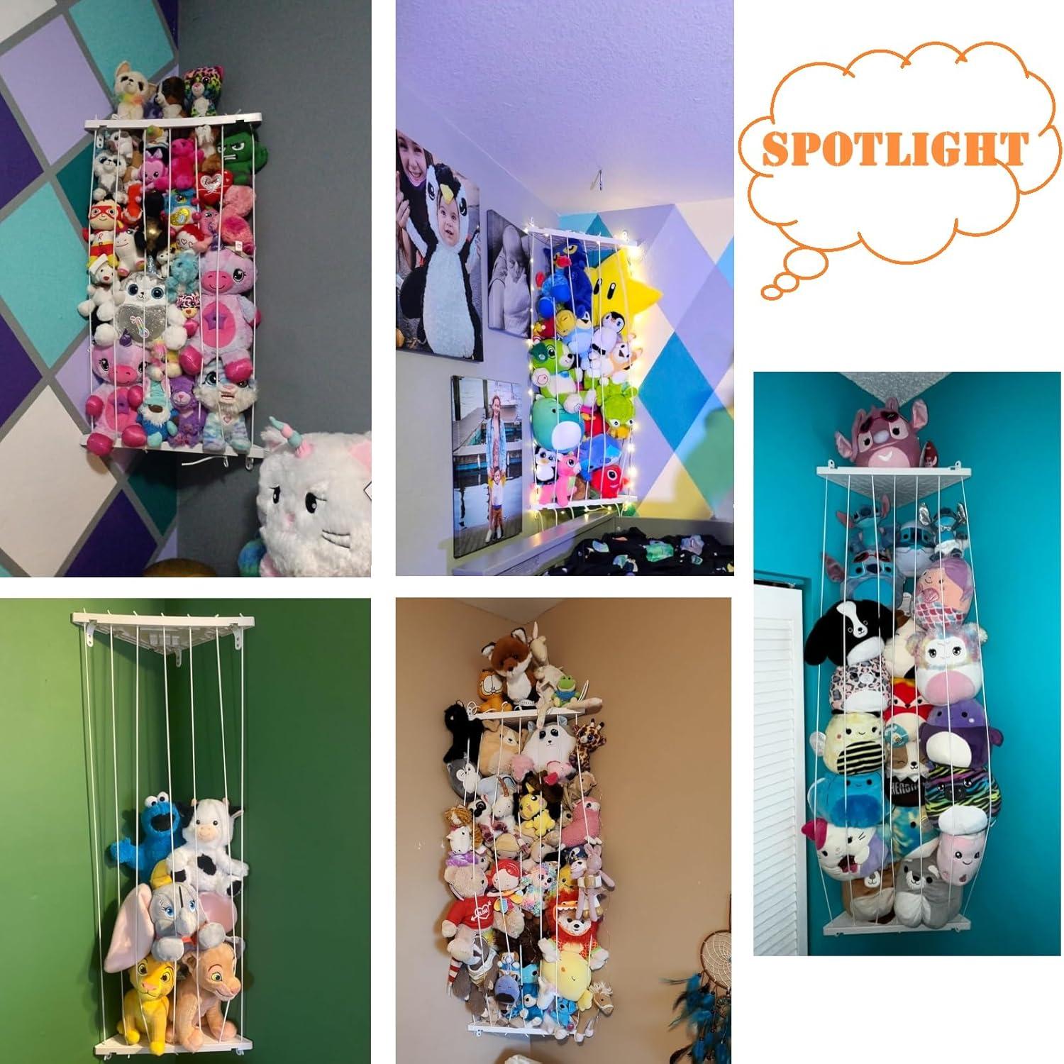 Organizador de Peluches en Esquina GGUO - Ajustable 160 cm