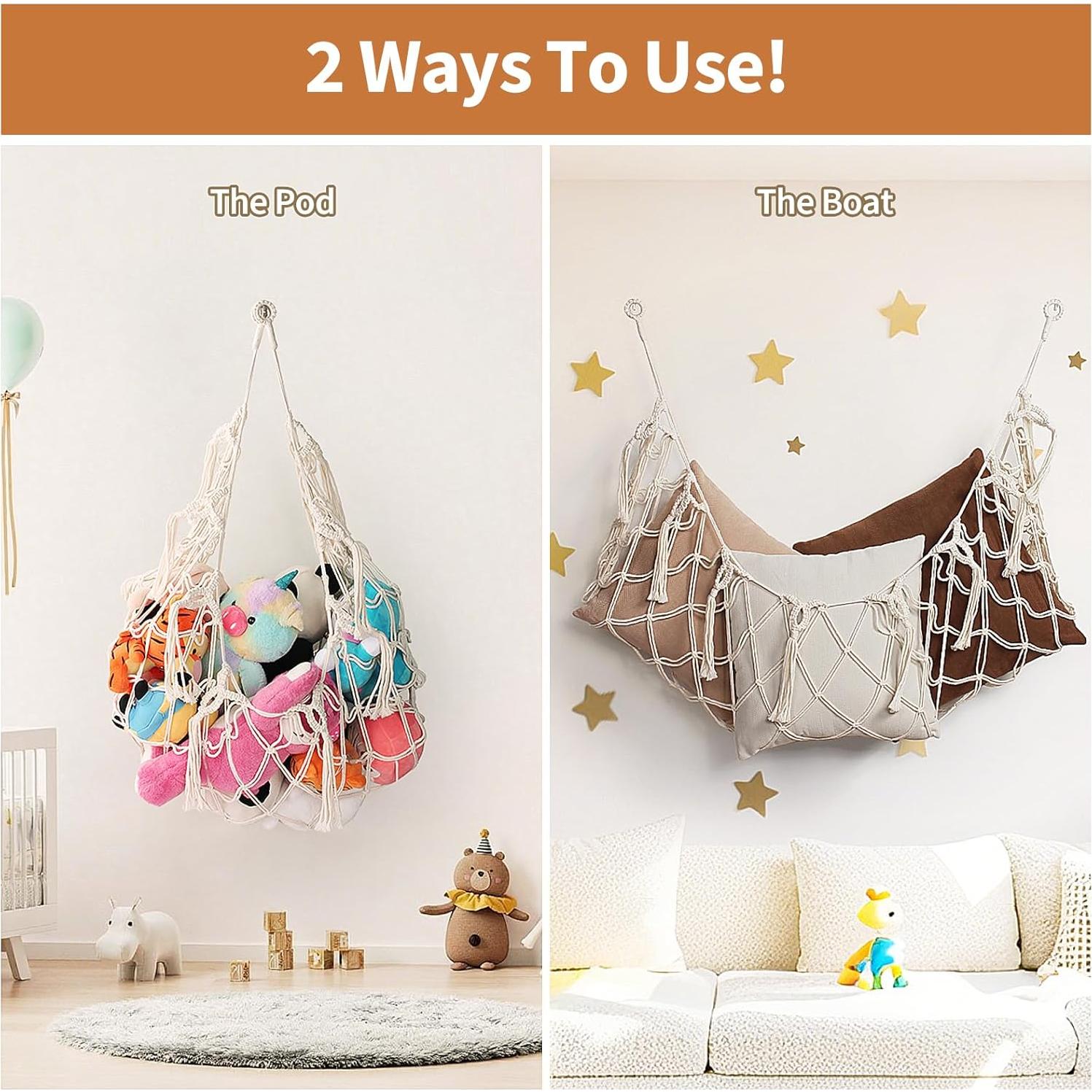 Hamaca de Peluches Aufee Crema 152.4x38.1cm Ajustable