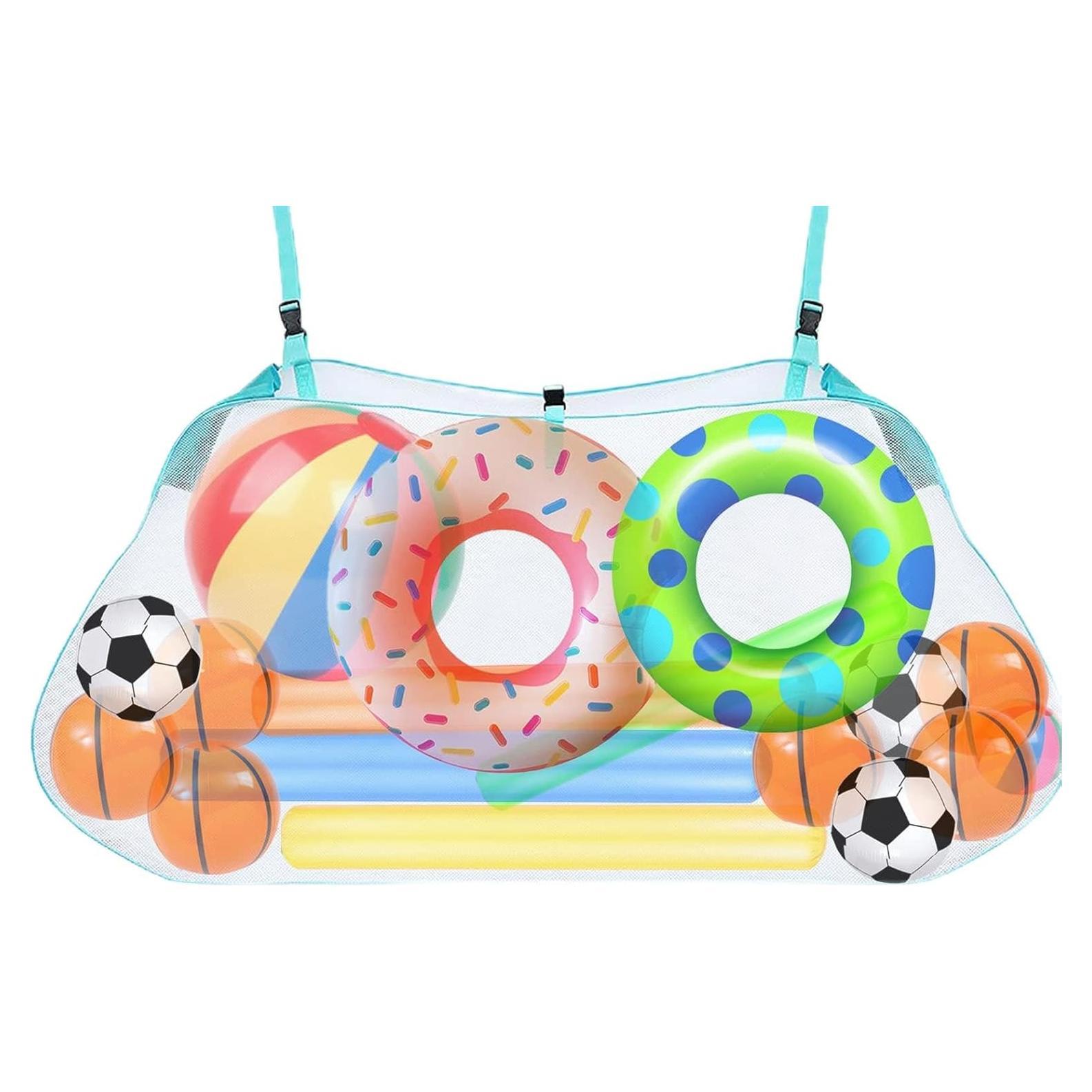 Bolsa de Almacenamiento Profully para Flotadores de Piscina Verde 145x74cm