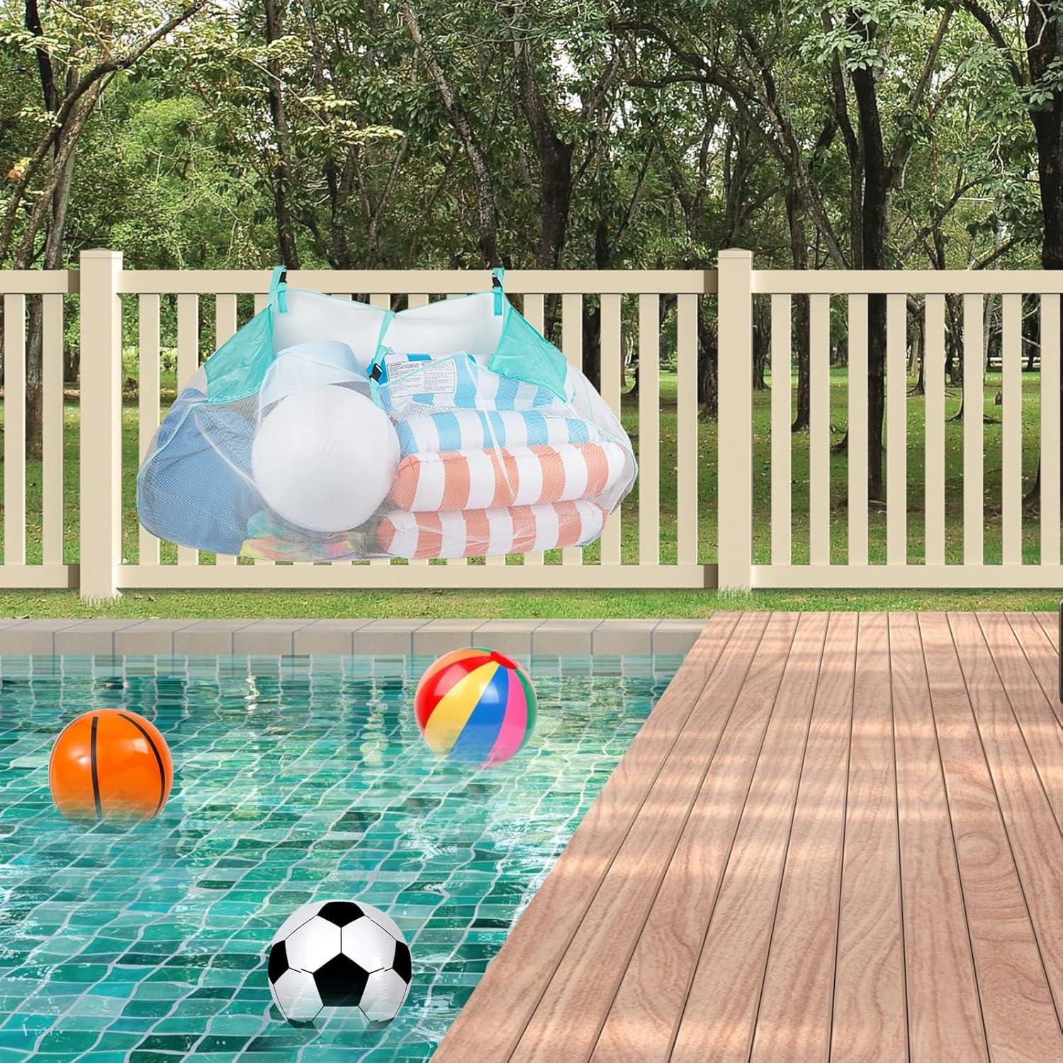 Bolsa de Almacenamiento Profully para Flotadores de Piscina Verde 145x74cm