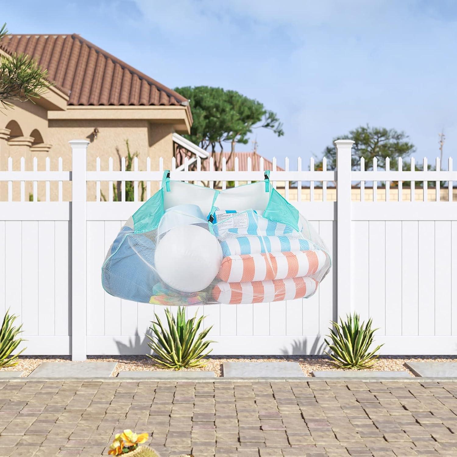 Bolsa de Almacenamiento Profully para Flotadores de Piscina Verde 145x74cm