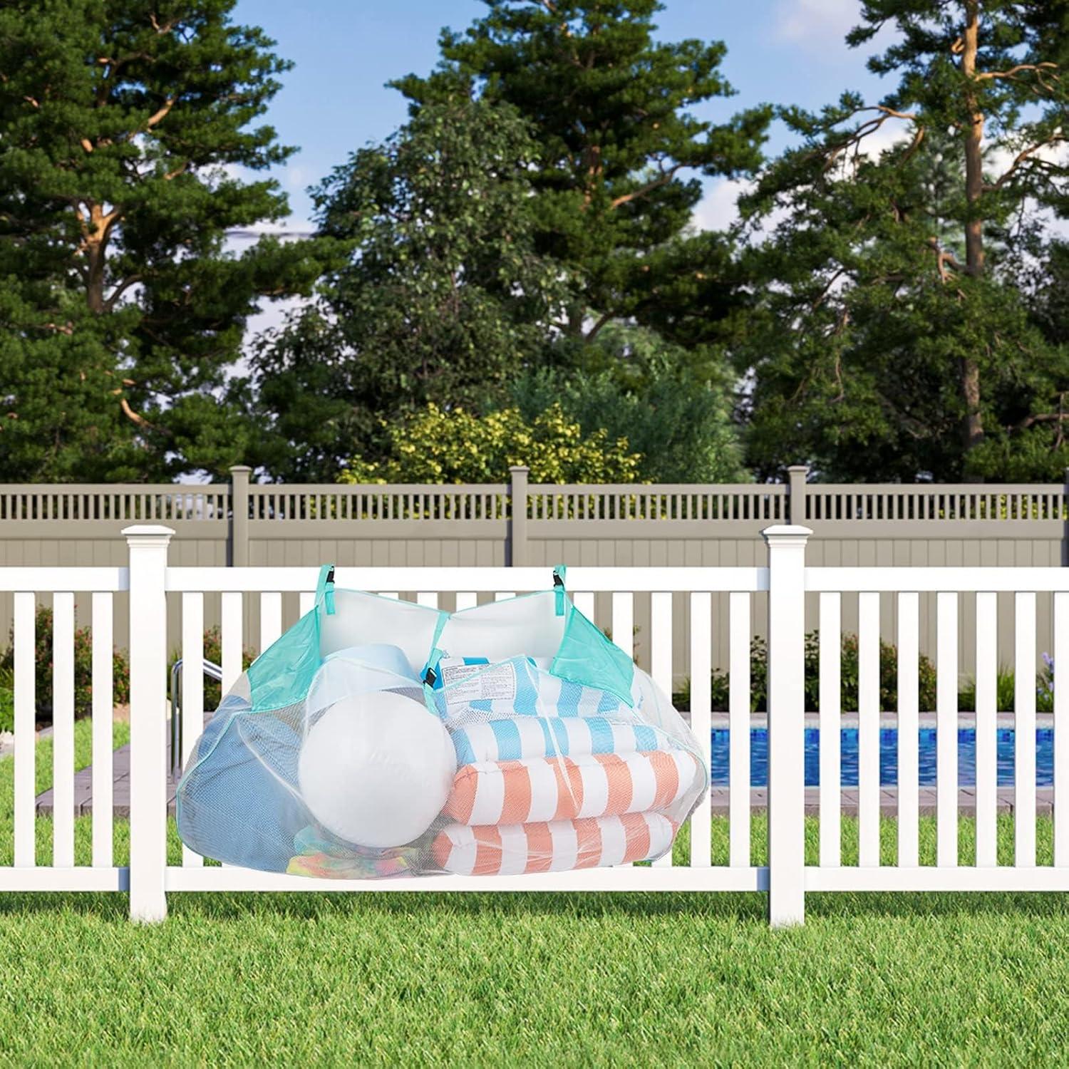 Bolsa de Almacenamiento Profully para Flotadores de Piscina Verde 145x74cm