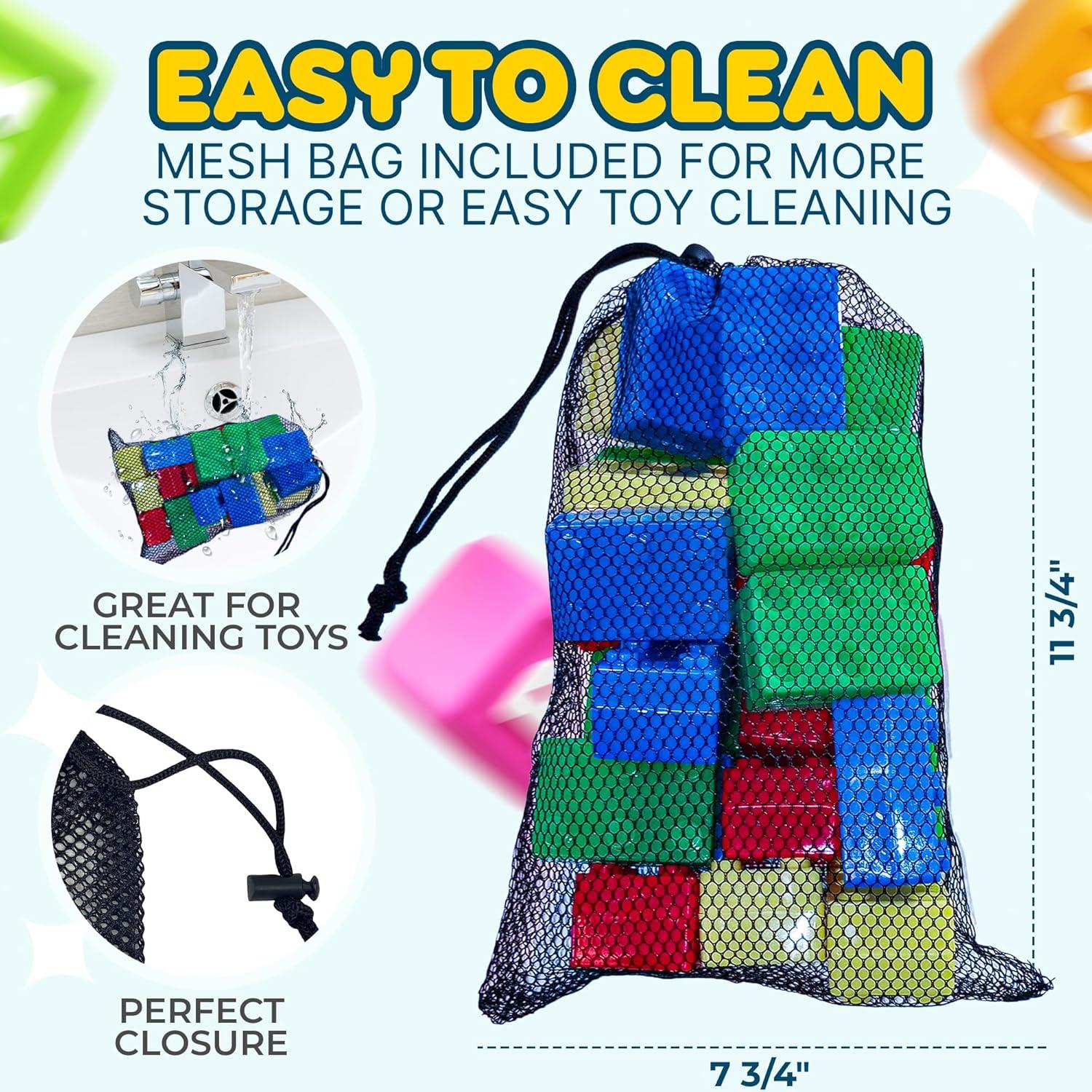 Paquete de 4 Bolsas Transparentes MT.BAY para Juguetes 24x17x14cm