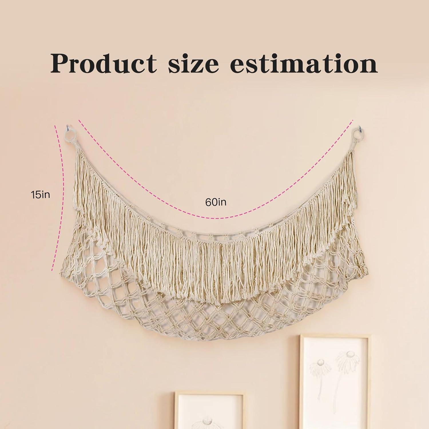 Hamaca de Almacenamiento de Animales de Peluche ZHIYUEJING 38x152cm