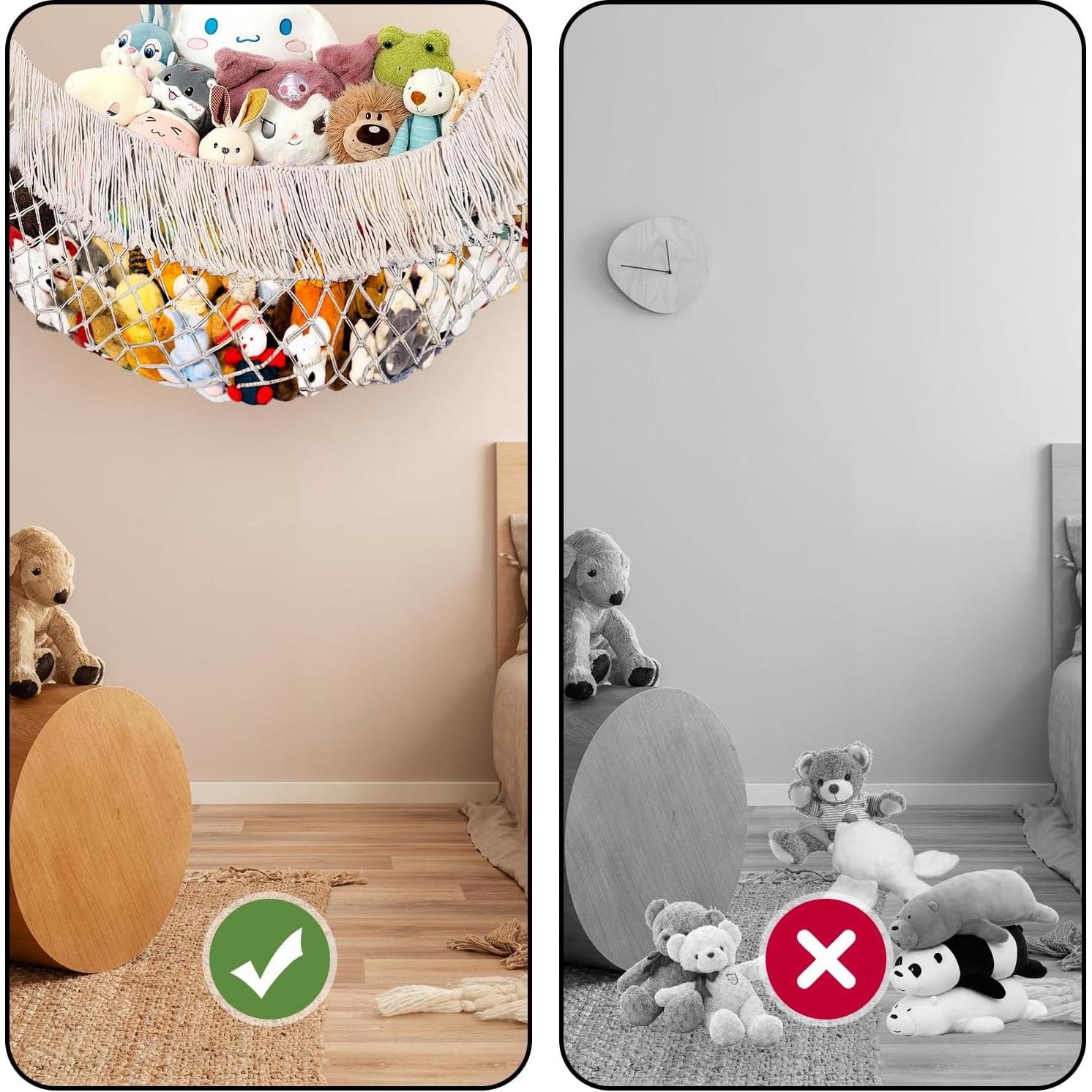 Hamaca de Almacenamiento de Animales de Peluche ZHIYUEJING 38x152cm