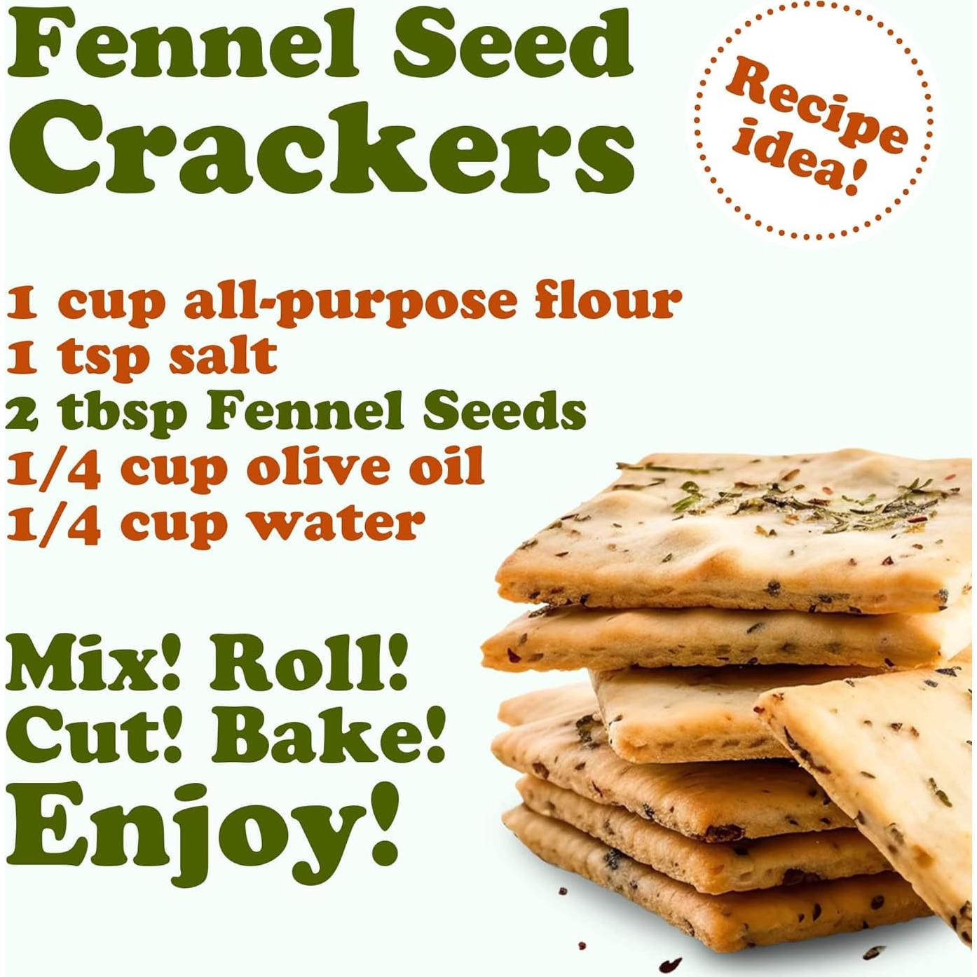 Semillas de Hinojo Food to Live 0.45 kg Crudas y Veganas