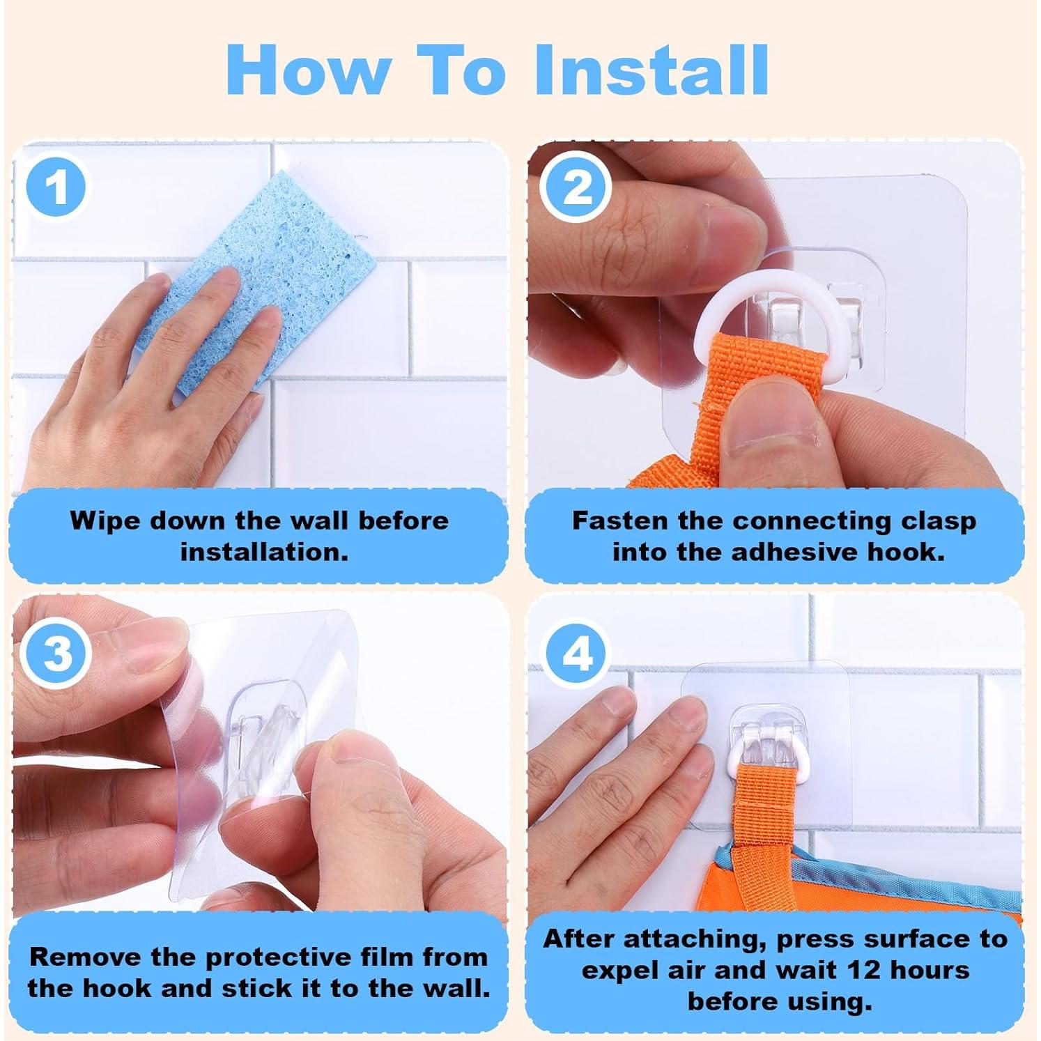 Bolsa de Almacenamiento de Juguetes de Baño 3 en 1 Naranja y Azul