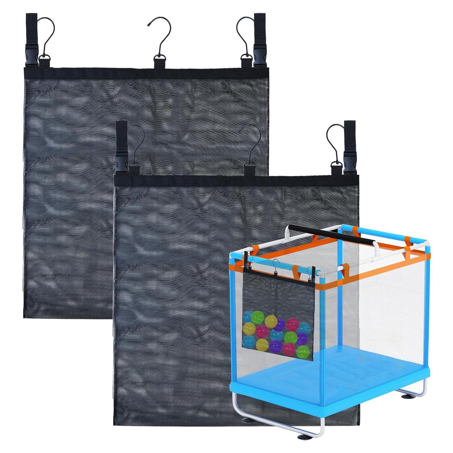 Paquete de 2 Bolsas Laterales de Malla Pilleay 60x60 cm