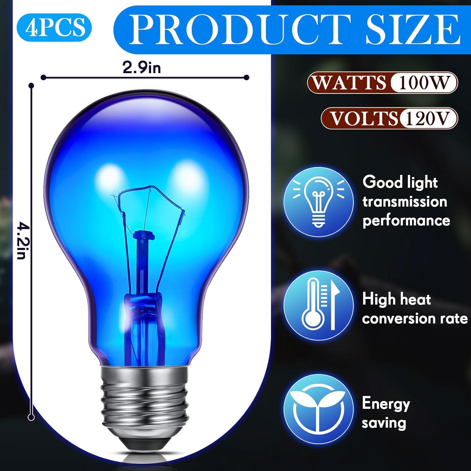 Bombillas de Calor para Reptiles Retisee 100W Pack de 4