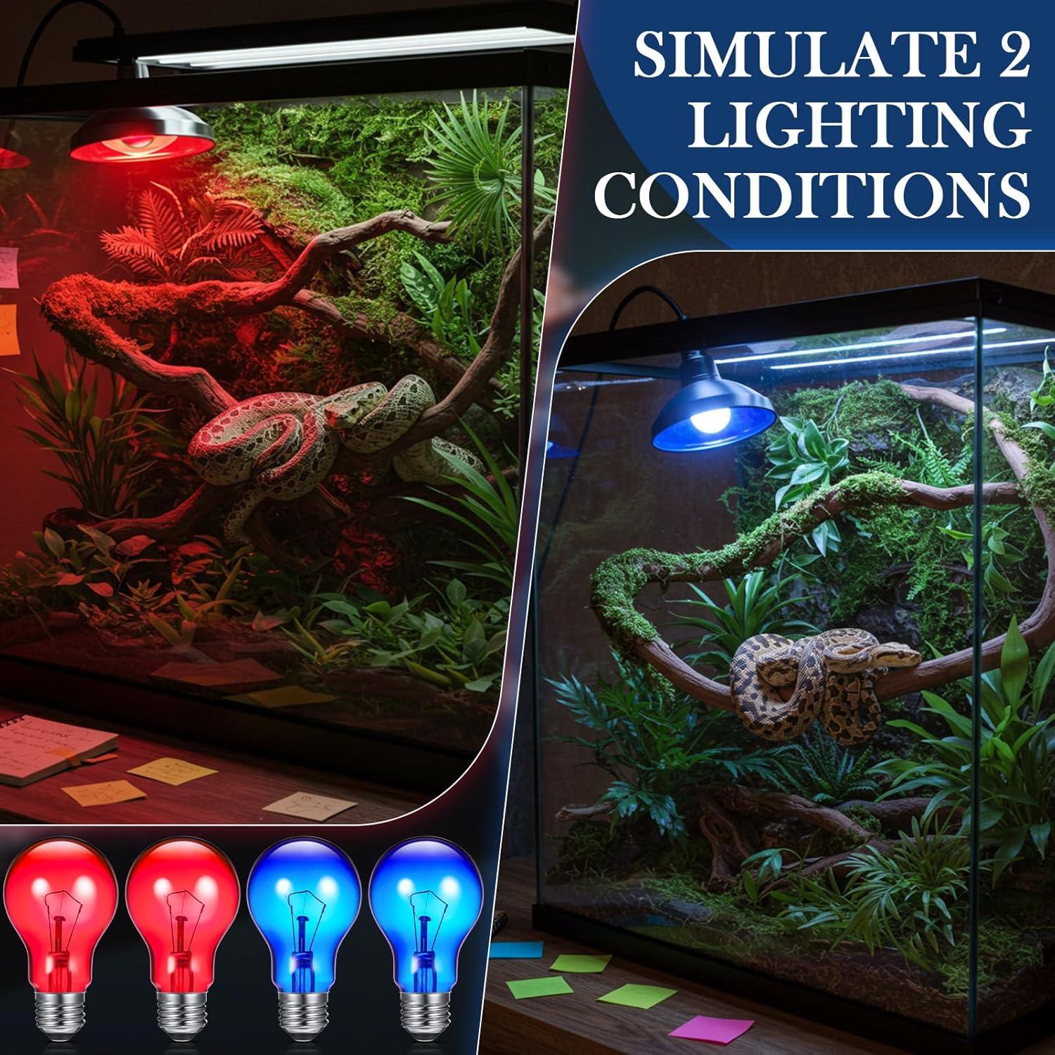 Bombillas de Calor para Reptiles Retisee 100W Pack de 4