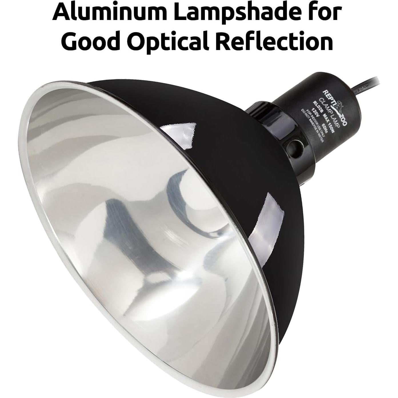 Lámpara de Reptiles REPTIZOO con Termostato Regulable 150W