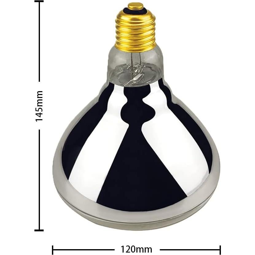 Bombilla de Calor Infrarroja PAR38 100W BONGBADA E26 Transparente