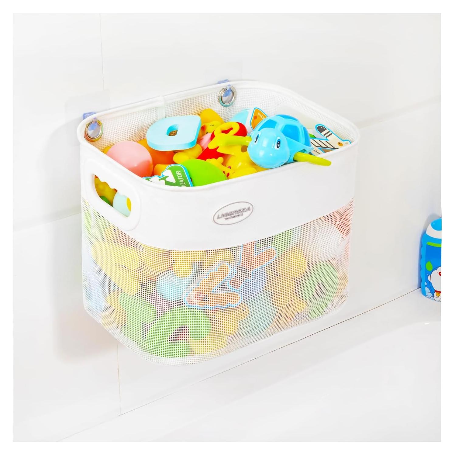 Organizador de Juguetes de Baño Quick Scoop Blanco - Gran Capacidad