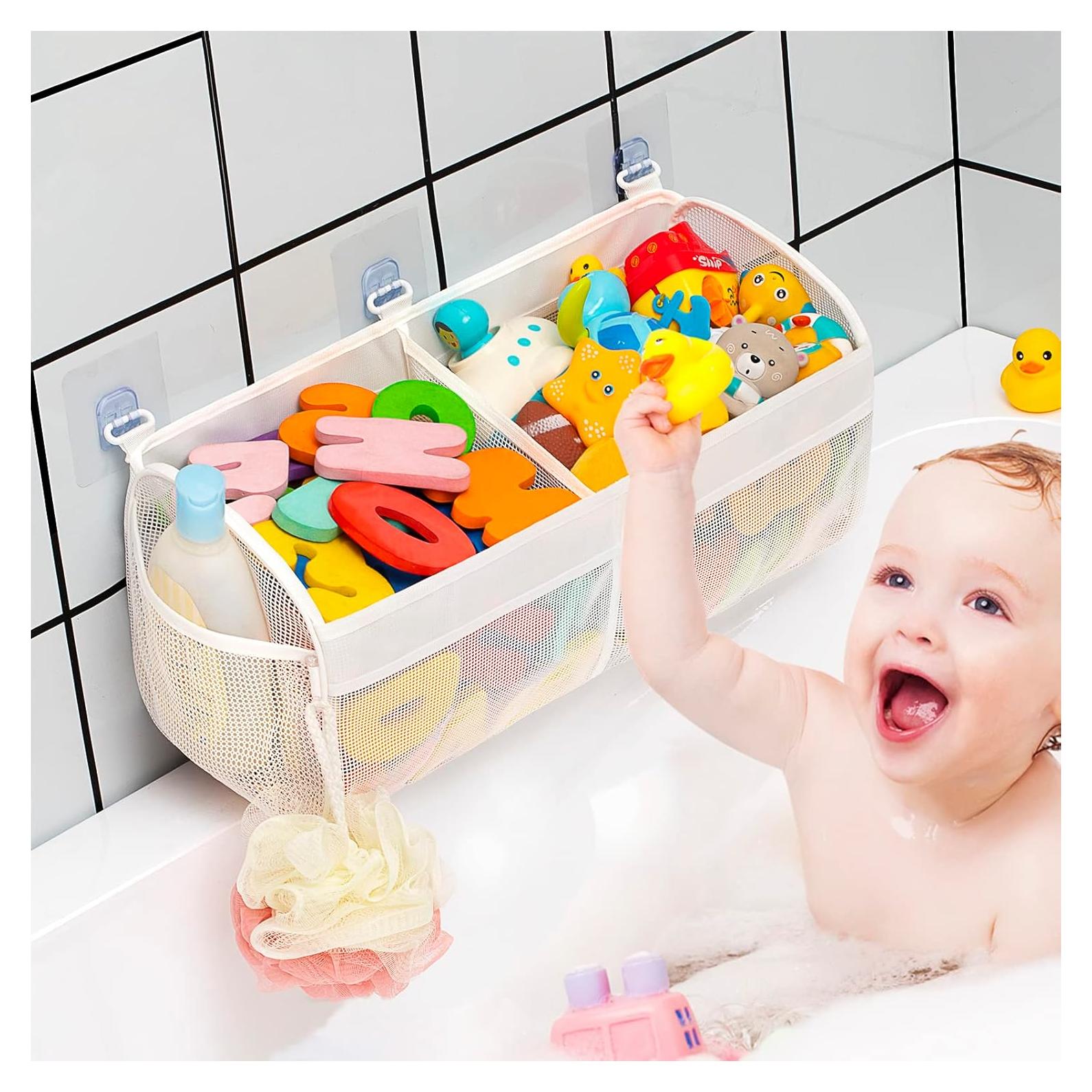 Organizador de Juguetes de Baño Austion Malla 2 Compartimentos