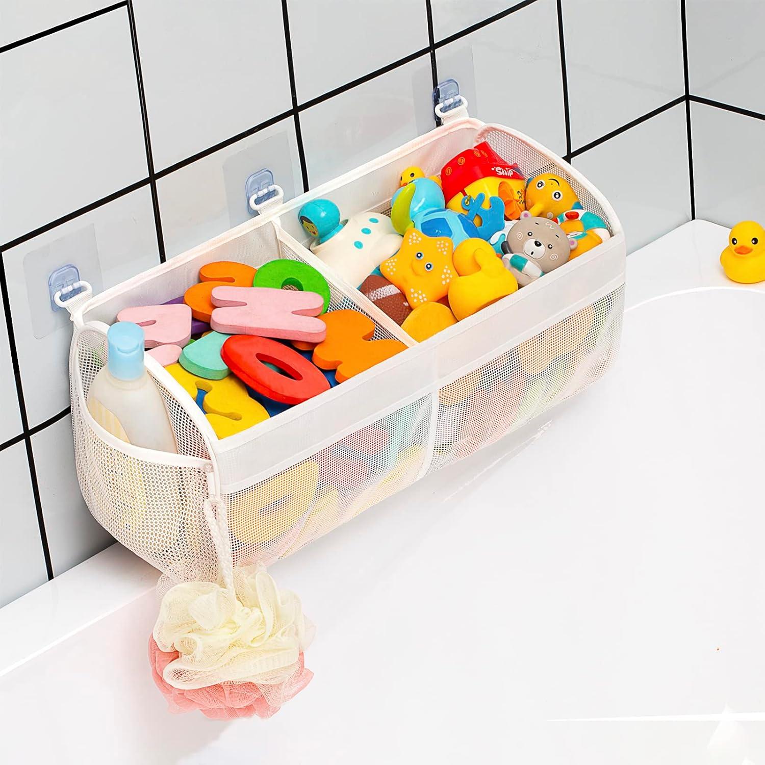 Organizador de Juguetes de Baño Austion Malla 2 Compartimentos