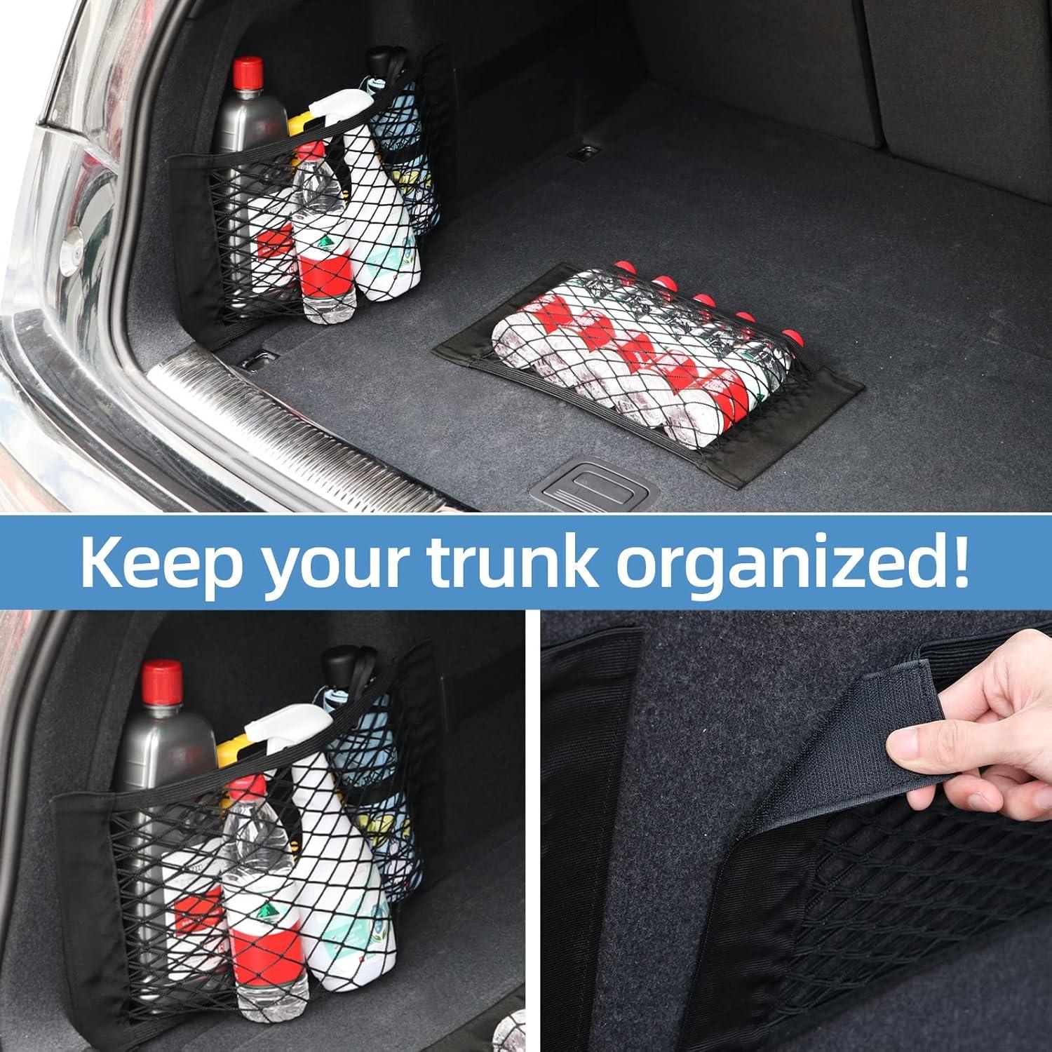 Red de Carga de Malla MOJIOO para Maletero de Coche 40x25cm