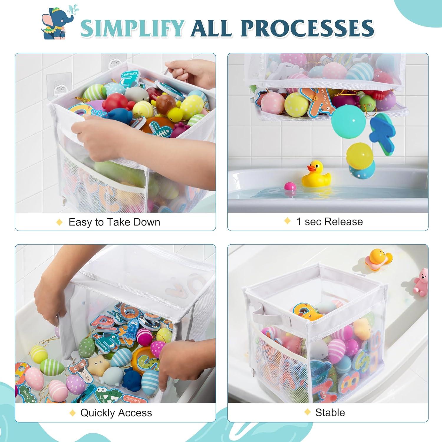 Organizador de Juguetes de Baño ZIFTY 25.4cm Secado Rápido