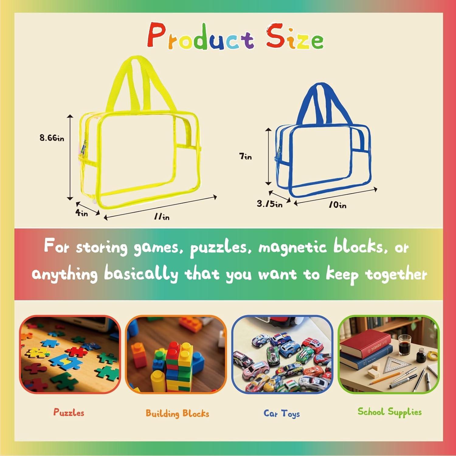 6 Bolsas de Almacenamiento de Juguetes FYIN-HONG Multicolor