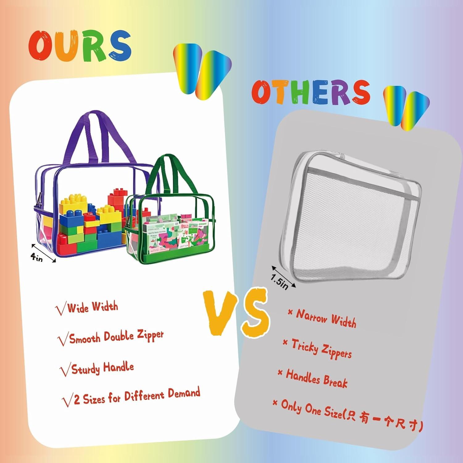 6 Bolsas de Almacenamiento de Juguetes FYIN-HONG Multicolor