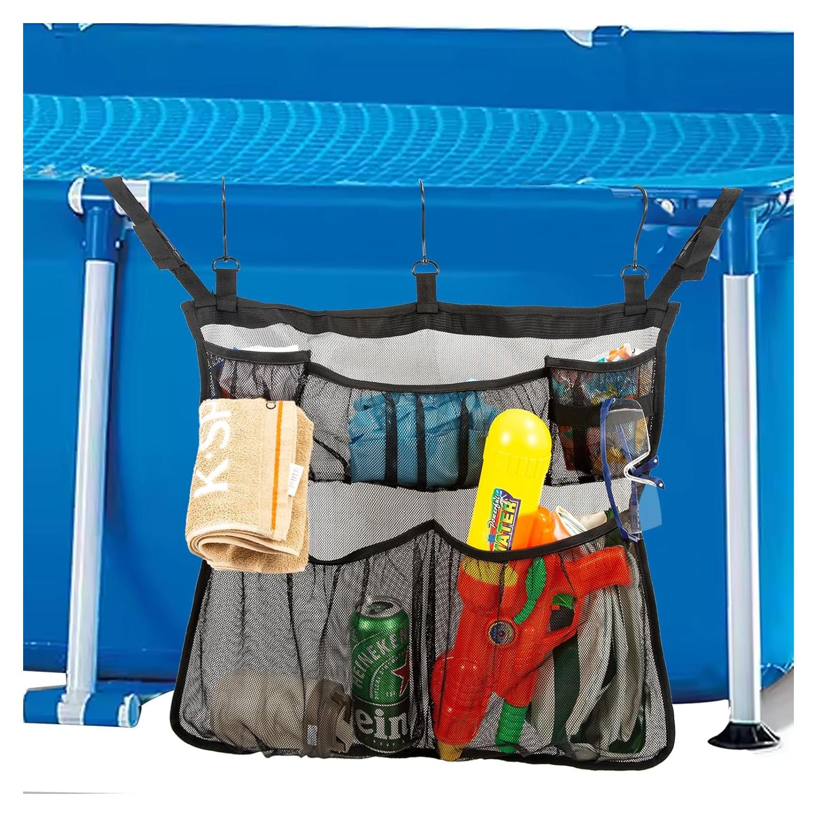 Bolsa de Almacenamiento para Piscina MKYSZLT 61x53cm Negra