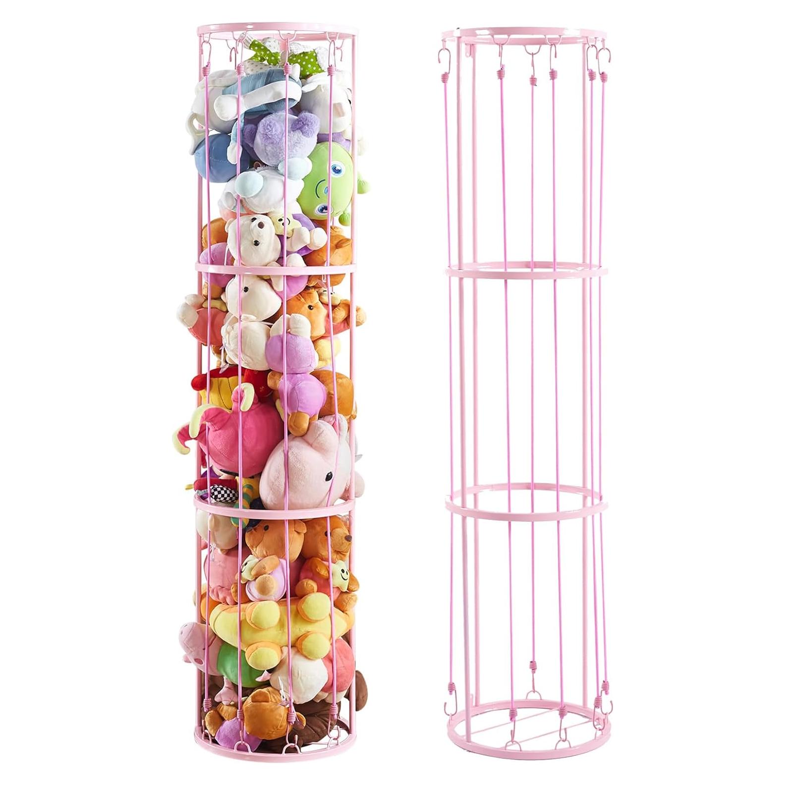 Soporte de Almacenamiento de Peluches YEXEXINM 3 Niveles Metal