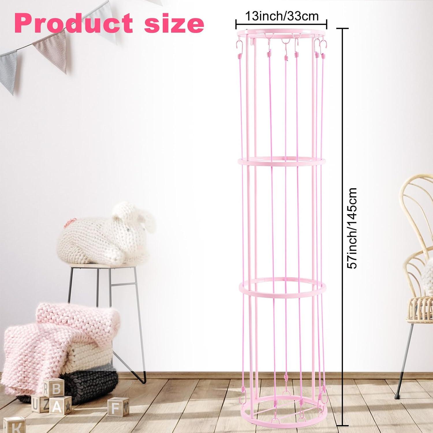 Soporte de Almacenamiento de Peluches YEXEXINM 3 Niveles Metal