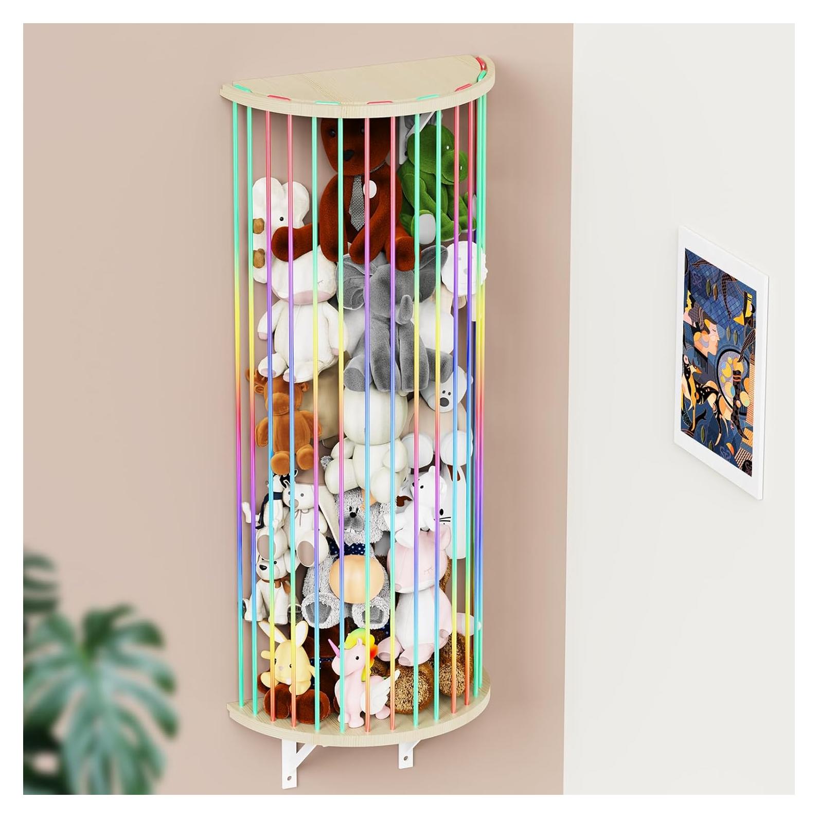 Hamaca de Almacenamiento de Peluches VOMELON Semicircular