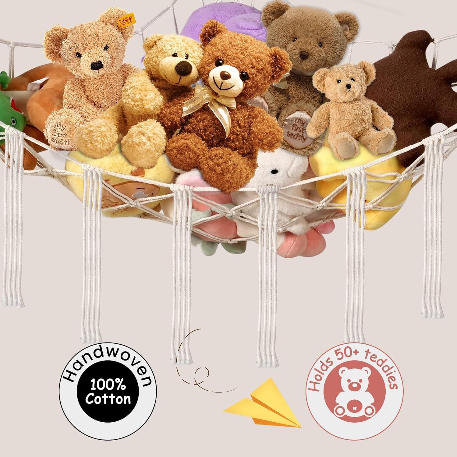 Hamaca de Peluches Esquinera Powkoo 152x110 cm Beige