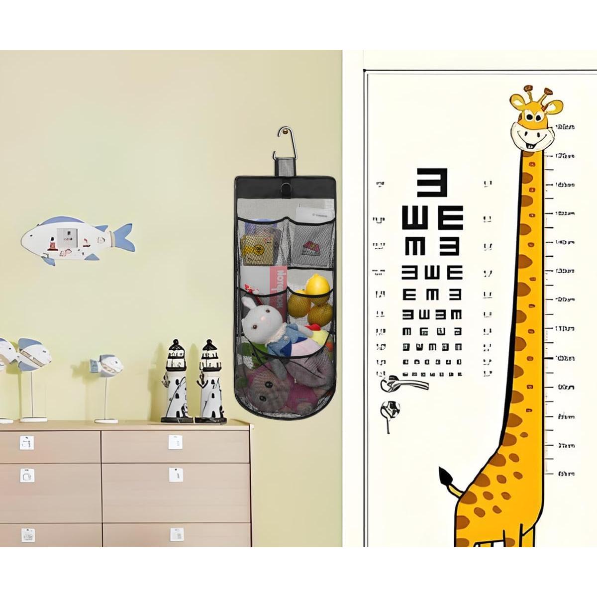 Organizador de Baño de Malla ALYER 61x33x20 cm Negro