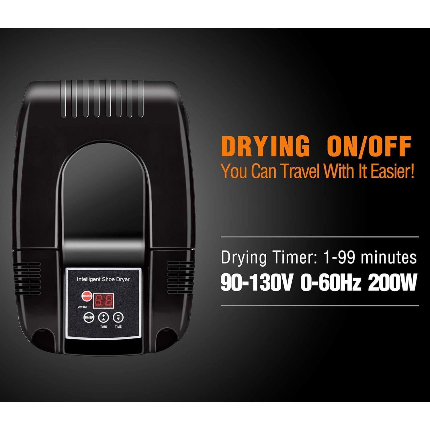 Secador Eléctrico de Botas y Zapatos Manledio Plegable 200W