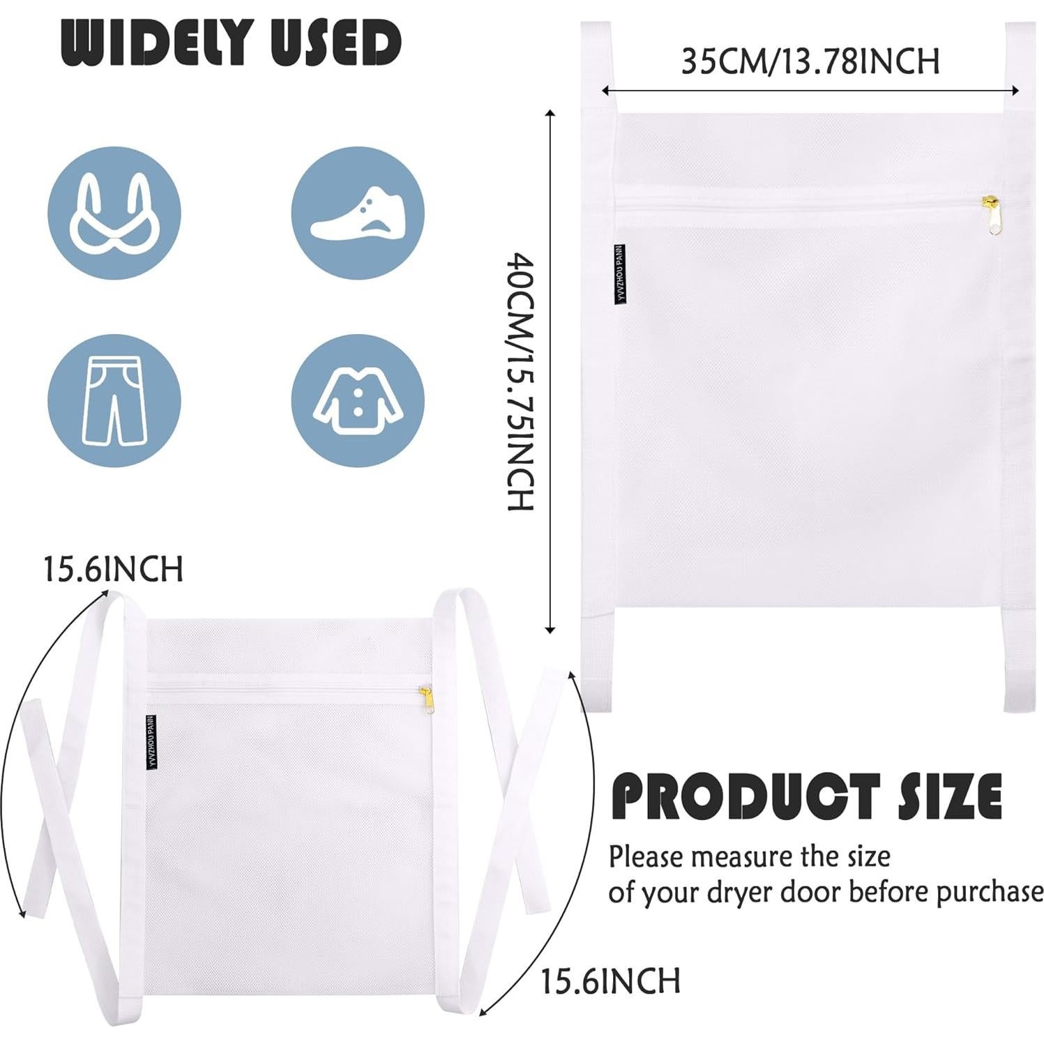 Bolsa para Secar Zapatos YVVZHOU PANN 40x35 cm Blanca